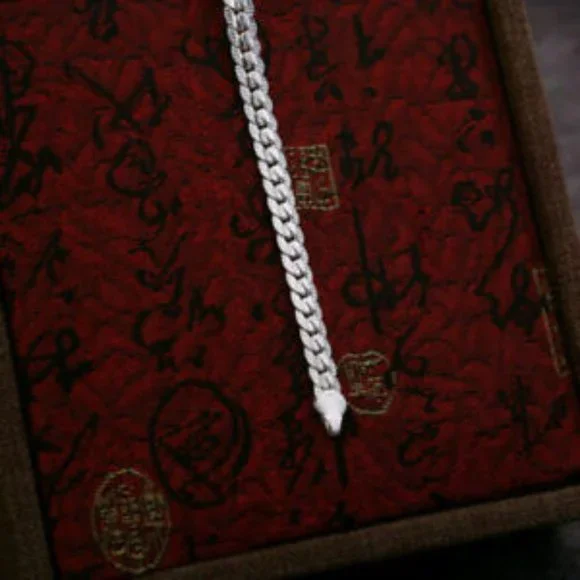 925 Silver PLATED Solid 5MM Flat Bracelet… - Picture 2 of 3